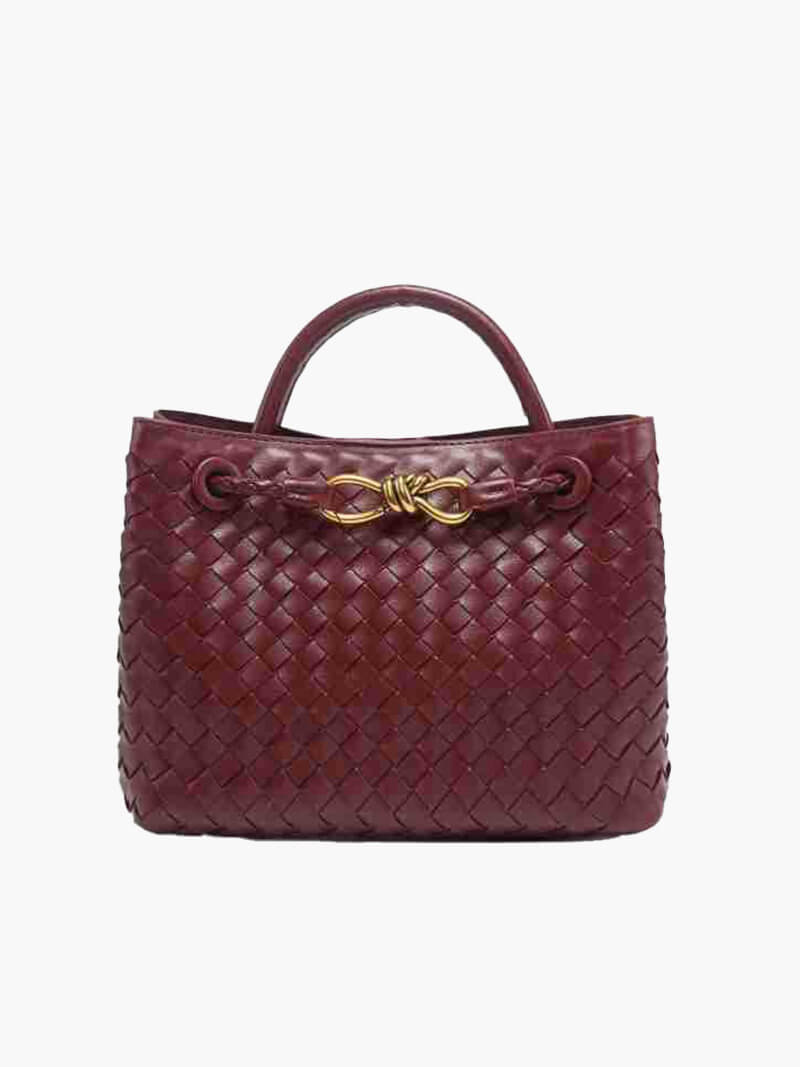 Women's Handbag Woven Structured Elegance