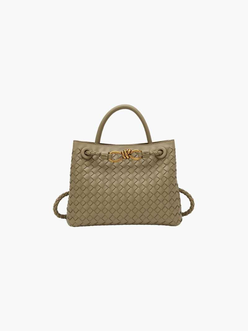 Women's Handbag Woven Structured Elegance
