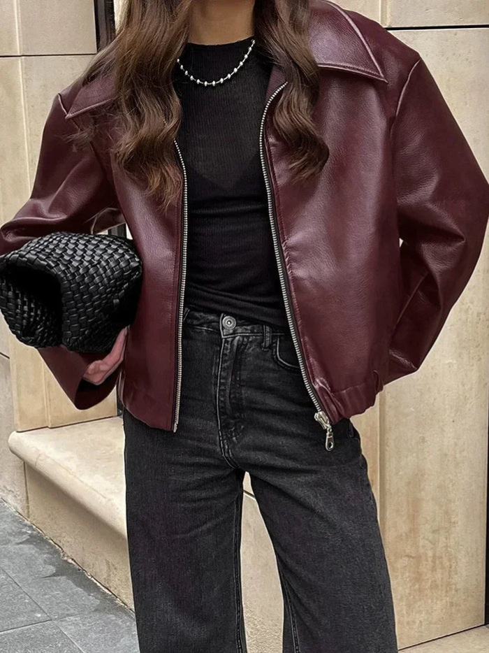 Women's Jacket High-Quality Fabric Classic Style