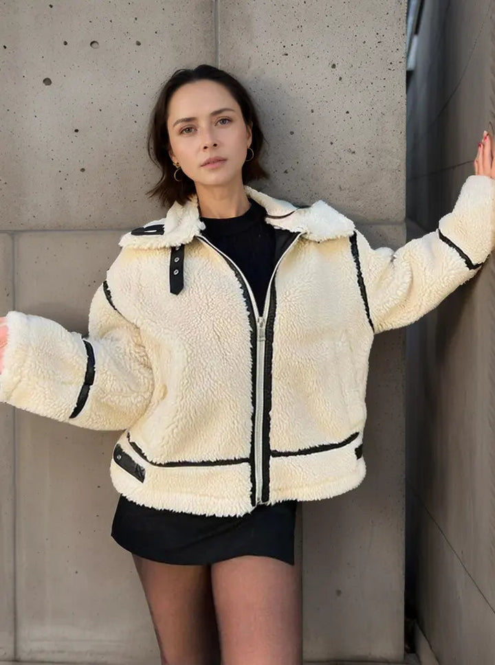 Veste femme laine décontractée