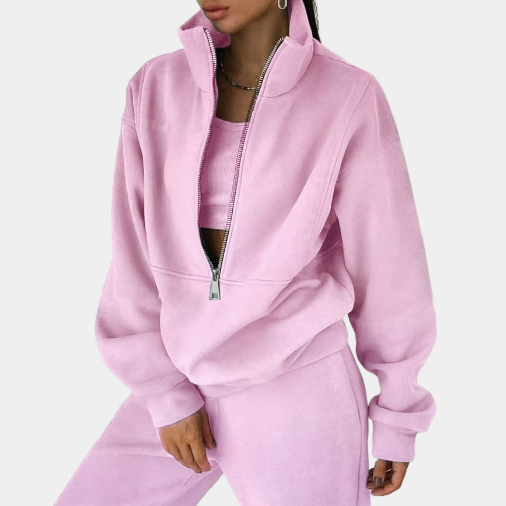 Women's jogging suit comfortable sporty breathable modern cut