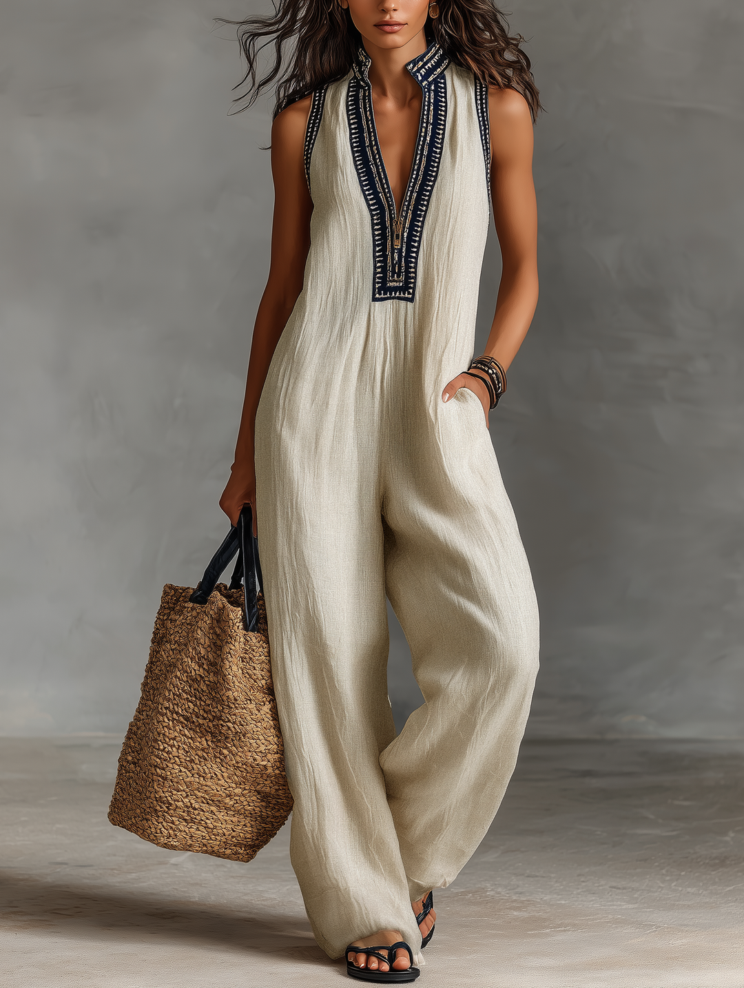 Damen Jumpsuit Weiß: Eleganter Alleskönner für Sommerliche Anlässe 1