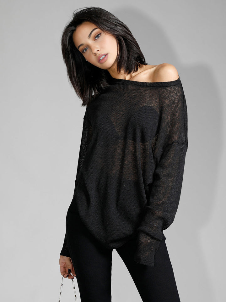 Women's long-sleeve shirt linen basic long-sleeve shirts