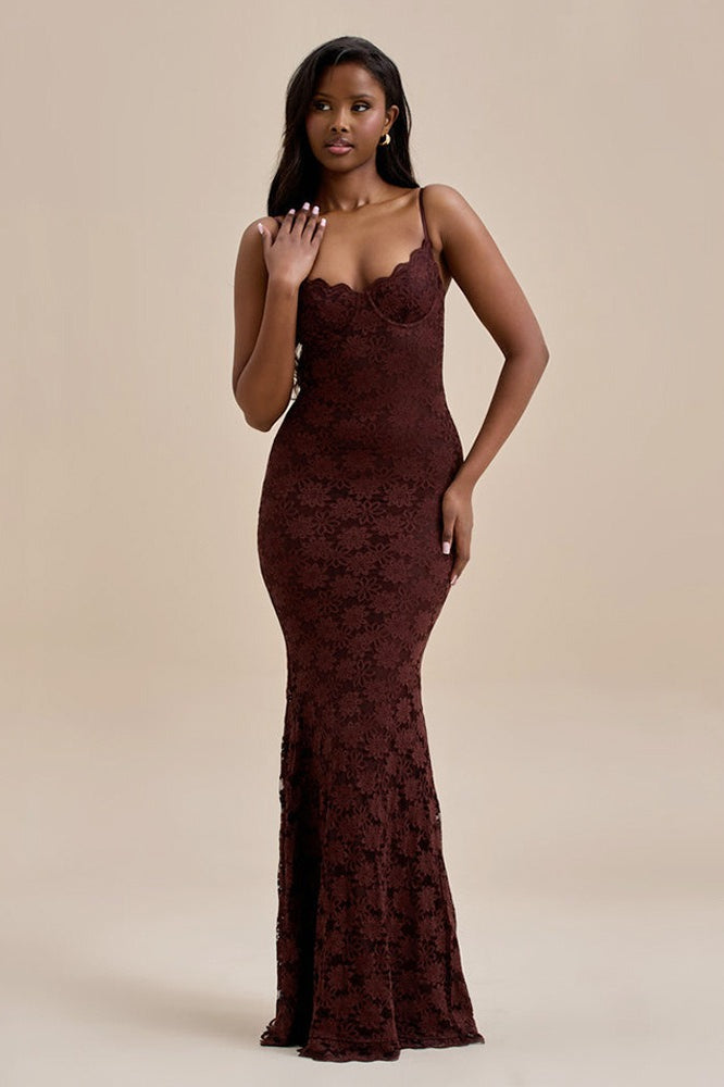 Damen Maxikleid Rückenfrei Festlich 8