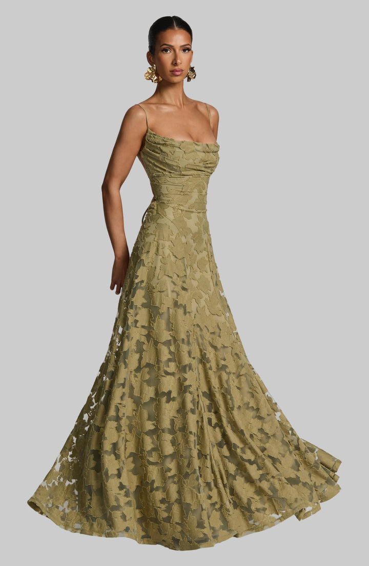 Damen Maxikleid mit Blumenmuster: Feminine Eleganz für Hochzeitsgäste 0