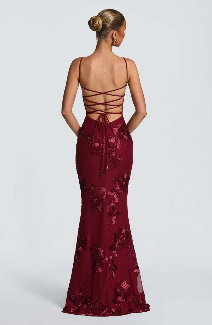 Damen Maxikleid mit Herzausschnitt: Eleganter Auftritt für Hochzeiten 1