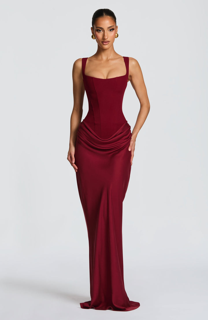 Damen Maxikleid mit Korsettoberteil: Eleganz und Komfort für besondere Anlässe 0