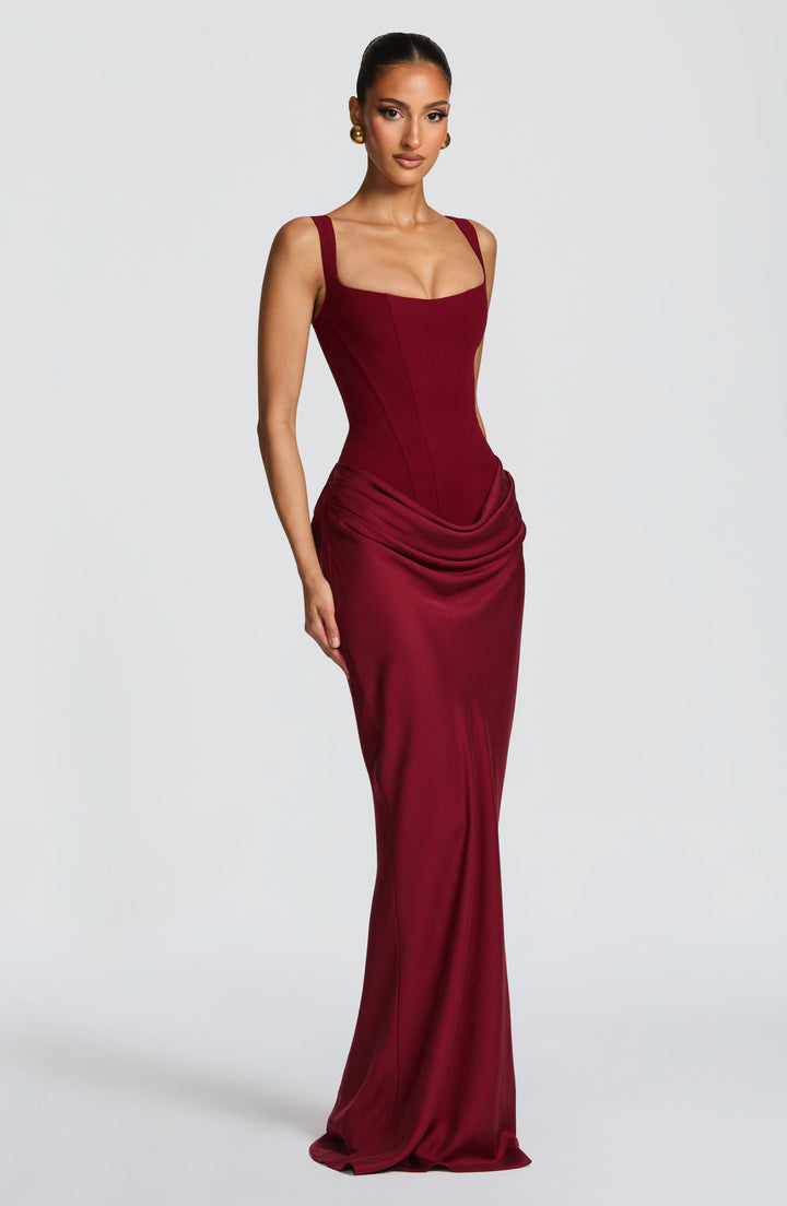 Damen Maxikleid mit Korsettoberteil: Eleganz und Komfort für besondere Anlässe 1