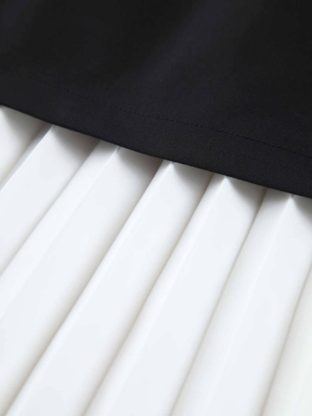 Women's Midi Skirt Woven Fabric High-Waisted Pleated Tulle Skirt