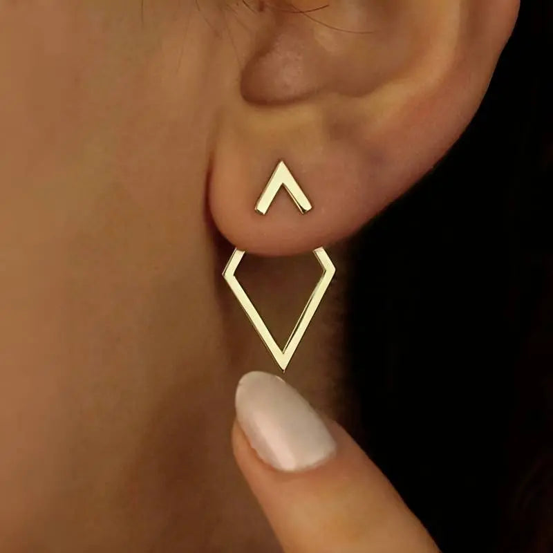 Damen Ohrringe Geometrisch Minimalistisch Metall 0
