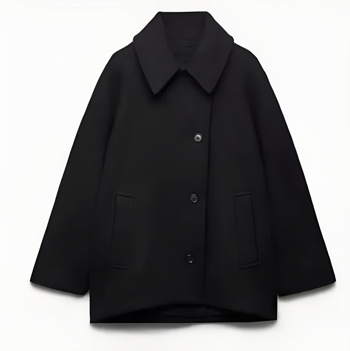 Women's Oversized Wool Jacket Trendy