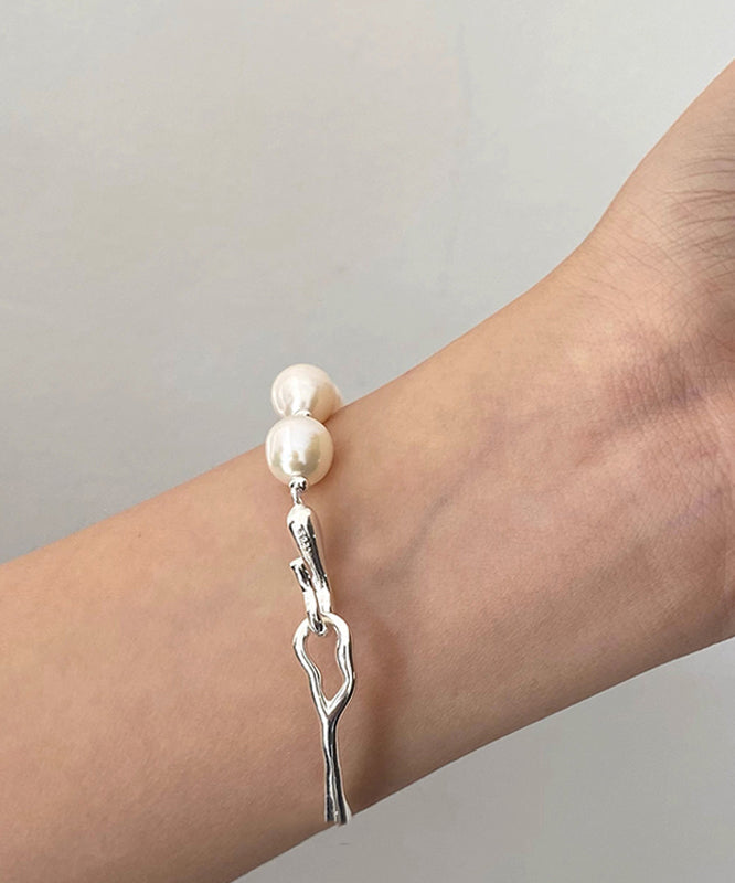 Damen Perlenarmband aus Sterlingsilber 1