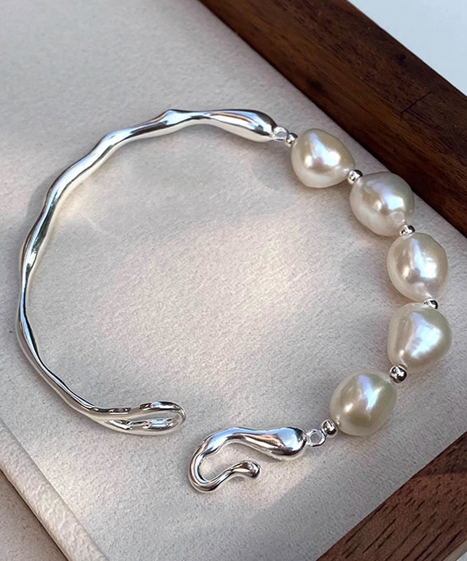 Damen Perlenarmband aus Sterlingsilber 2