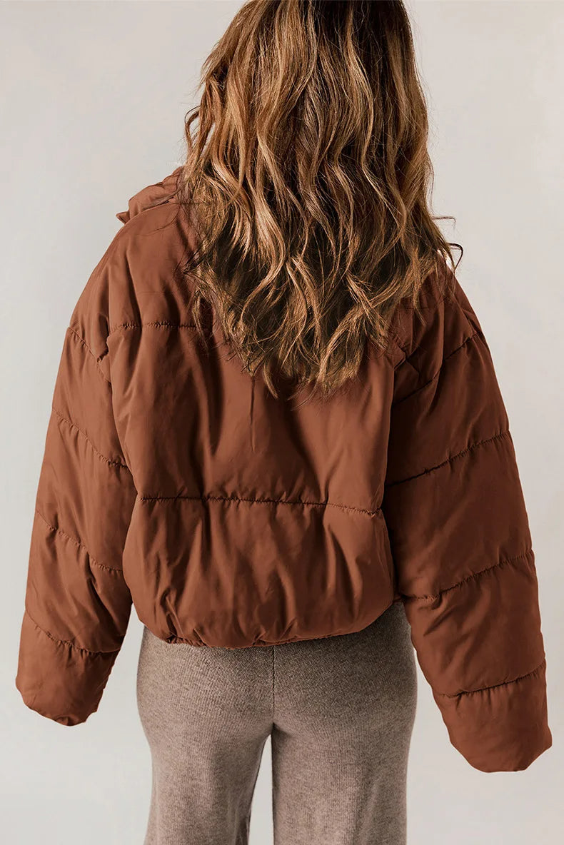 Women's Puffer Jacket Modern High-Quality Material