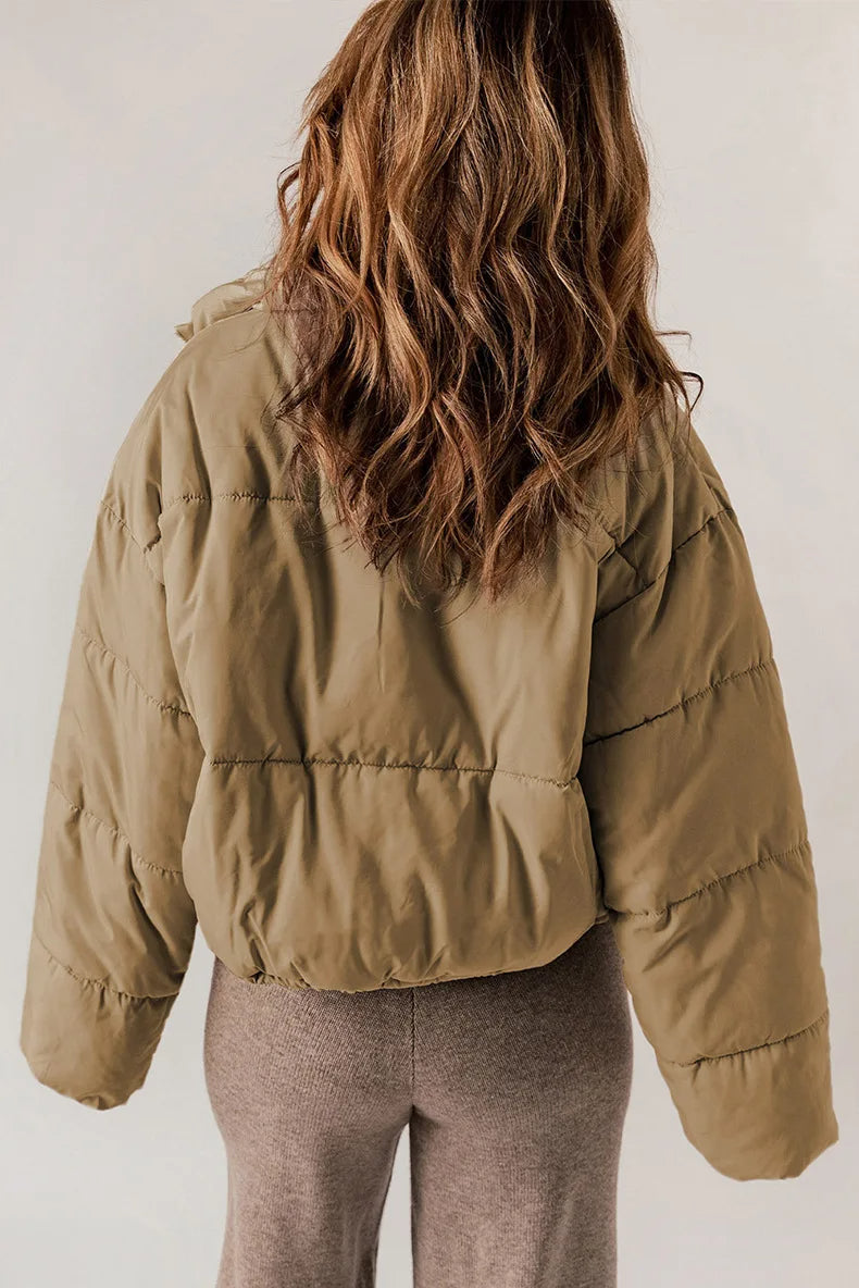 Women's Puffer Jacket Modern High-Quality Material