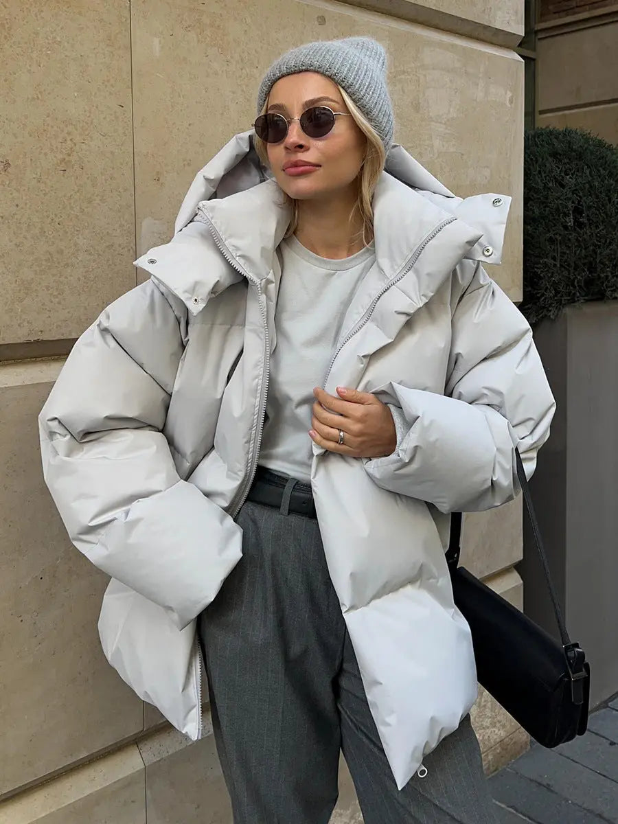 Women's Puffer Jacket Modern Design Warmth