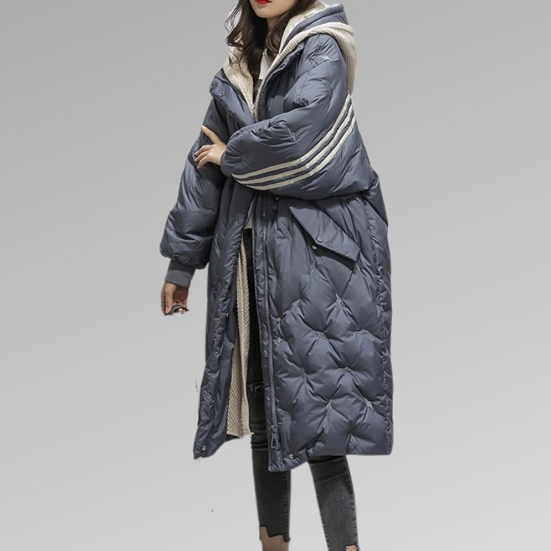 Women's Puffer Jacket Warm Elegant Fitted