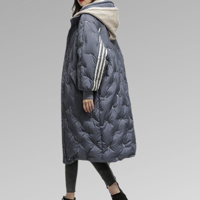 Women's Puffer Jacket Warm Elegant Fitted