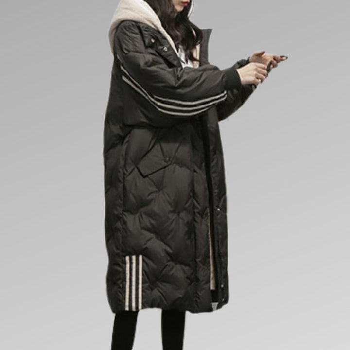 Women's Puffer Jacket Warm Elegant Fitted