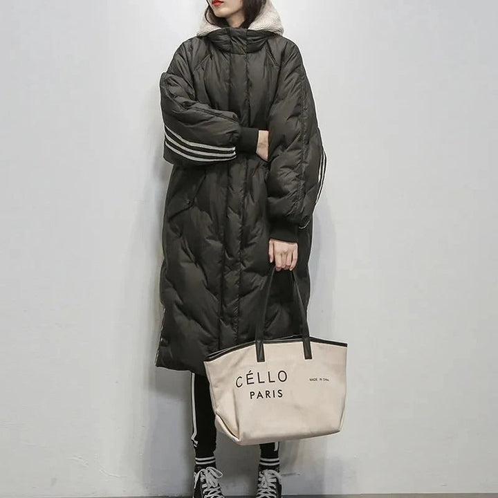 Women's Puffer Jacket Warm Elegant Fitted