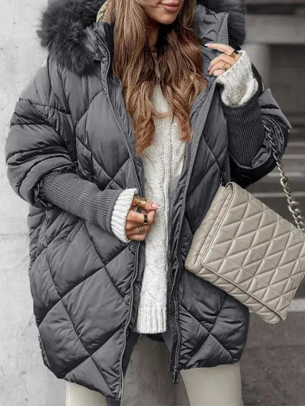 Women's Puffer Jacket Warm Light Modern Style