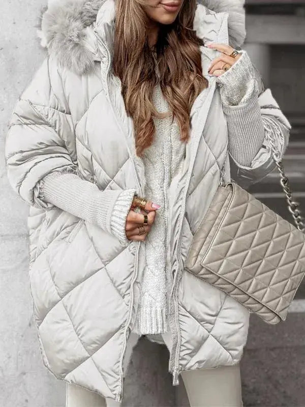 Women's Puffer Jacket Warm Light Modern Style