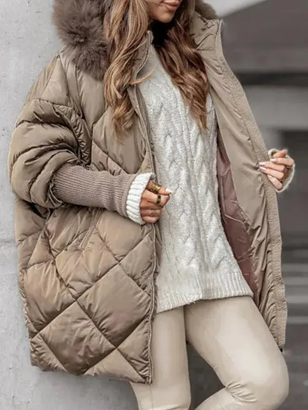 Women's Puffer Jacket Warm Light Modern Style