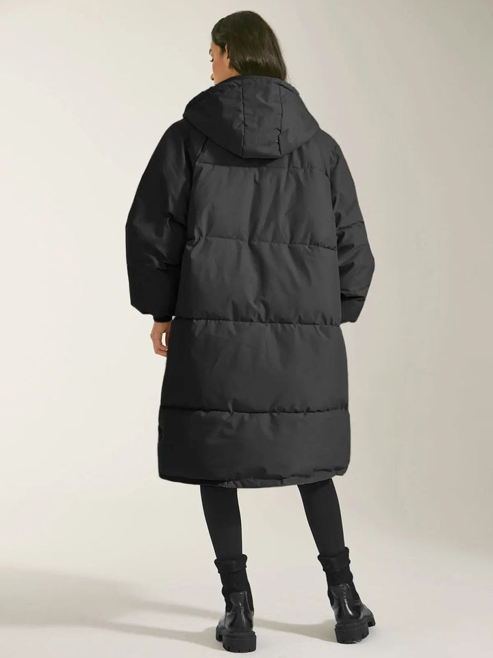 Women's puffer parka with hood Urban Style