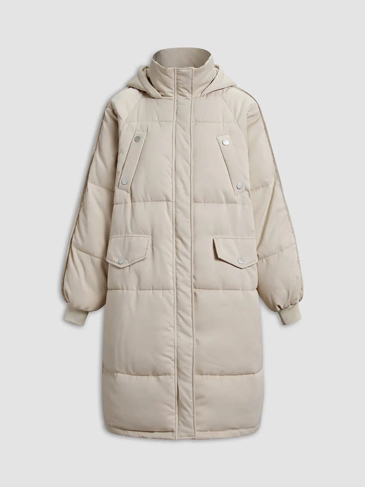 Women's puffer parka with hood Urban Style
