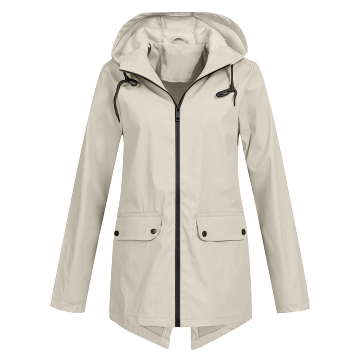 Veste de pluie pour femmes imperméable respirante avec capuche