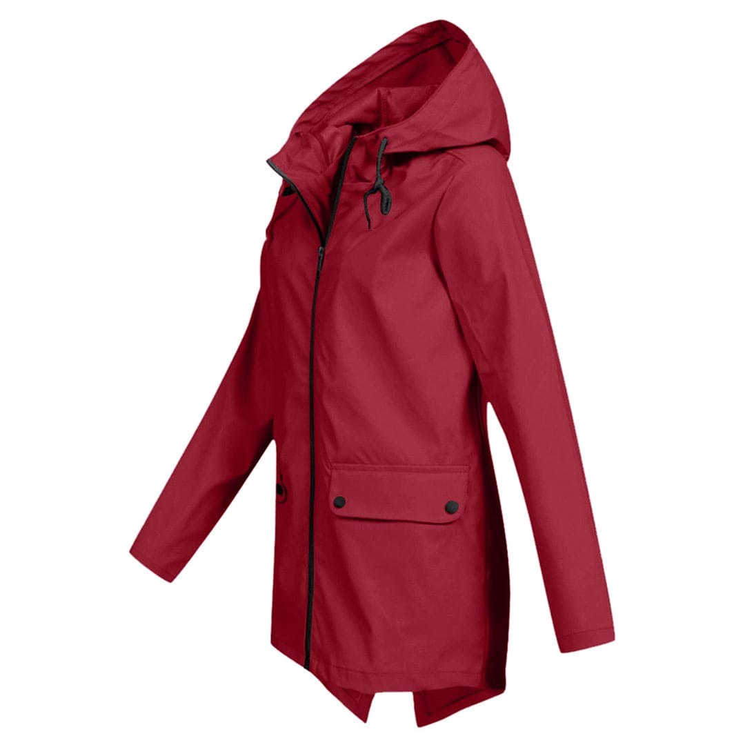Veste de pluie pour femmes imperméable respirante avec capuche