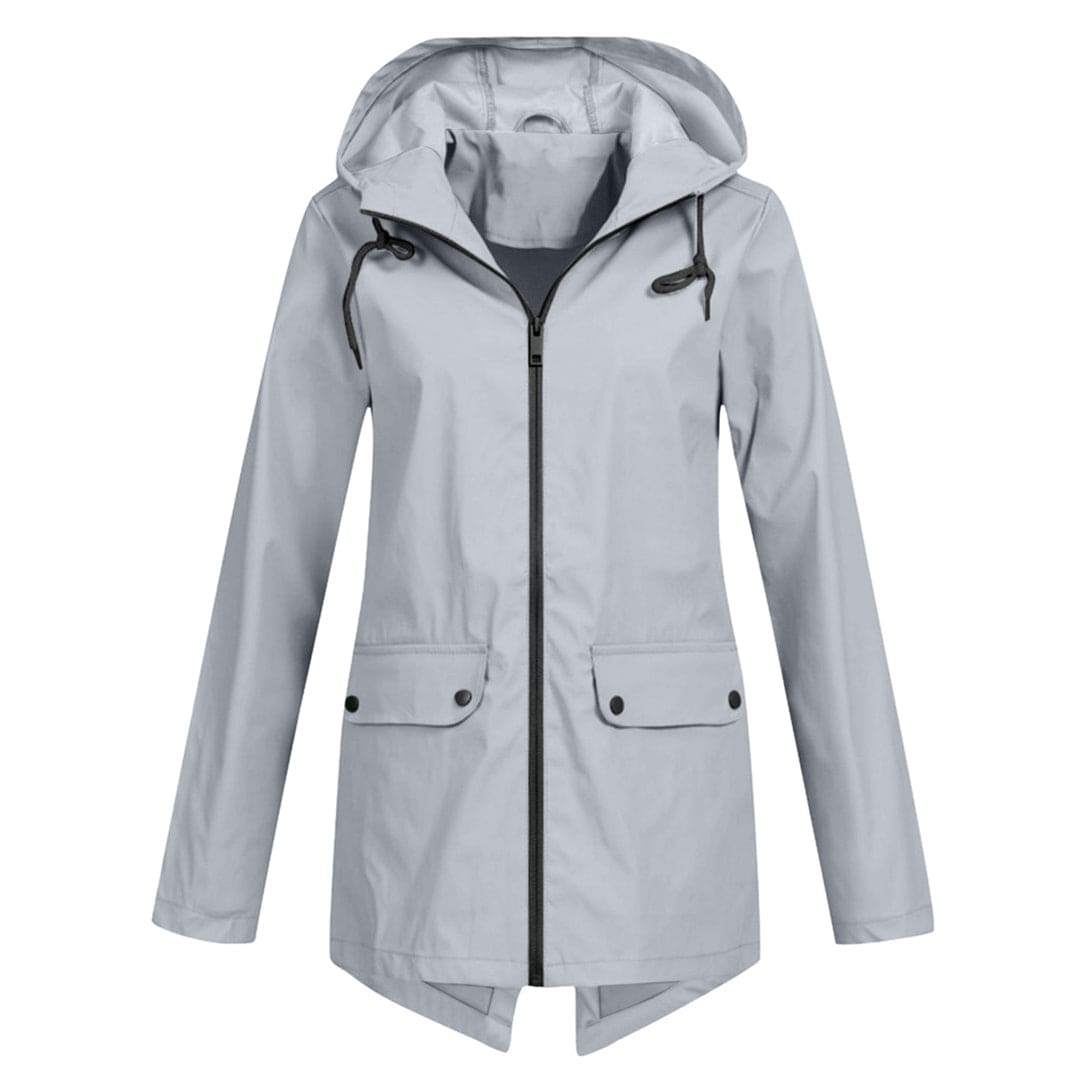 Veste de pluie pour femmes imperméable respirante avec capuche