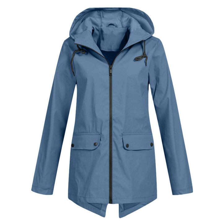 Veste de pluie pour femmes imperméable respirante avec capuche