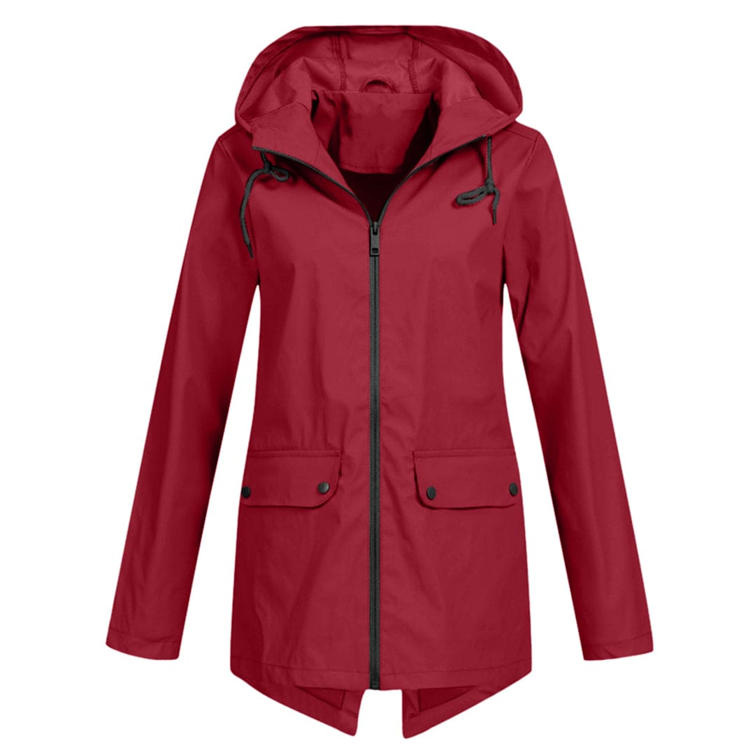 Veste de pluie pour femmes imperméable respirante avec capuche
