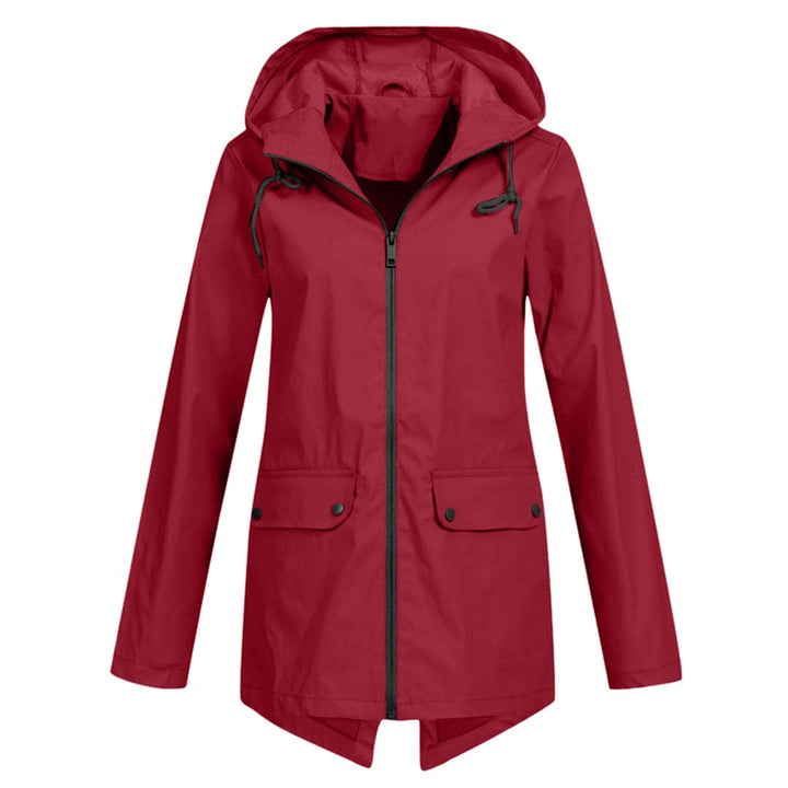 Veste de pluie pour femmes imperméable respirante avec capuche