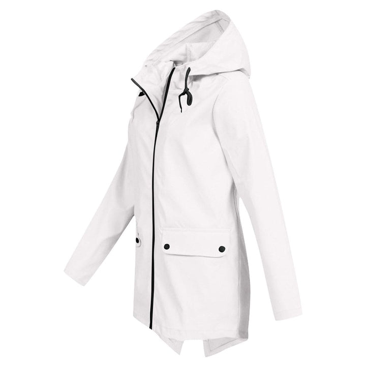 Veste de pluie pour femmes imperméable respirante avec capuche