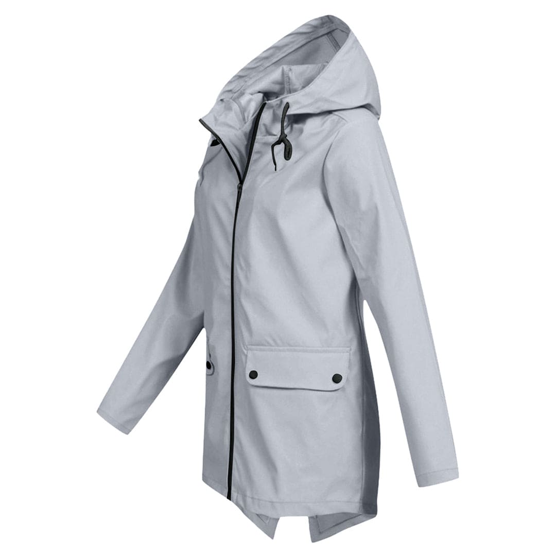 Veste de pluie pour femmes imperméable respirante avec capuche
