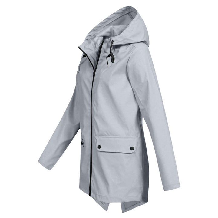 Veste de pluie pour femmes imperméable respirante avec capuche
