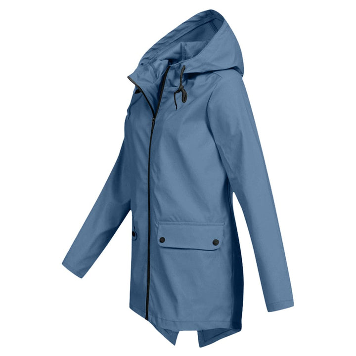 Veste de pluie pour femmes imperméable respirante avec capuche