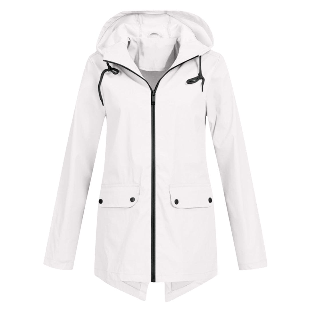Veste de pluie pour femmes imperméable respirante avec capuche