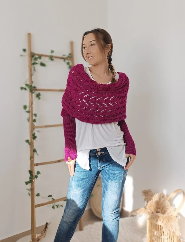 Women's Scarf Woven Elegant Wrap made of High-Quality Material