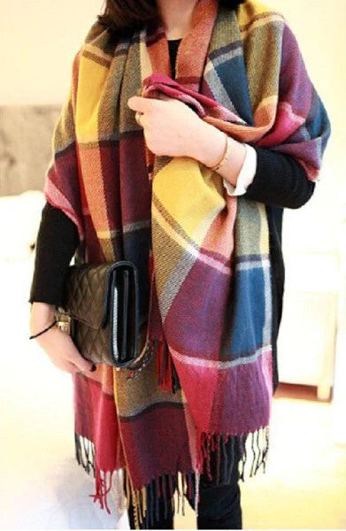 Women's Scarf Diamond Pattern Comfortable Soft Fabrics