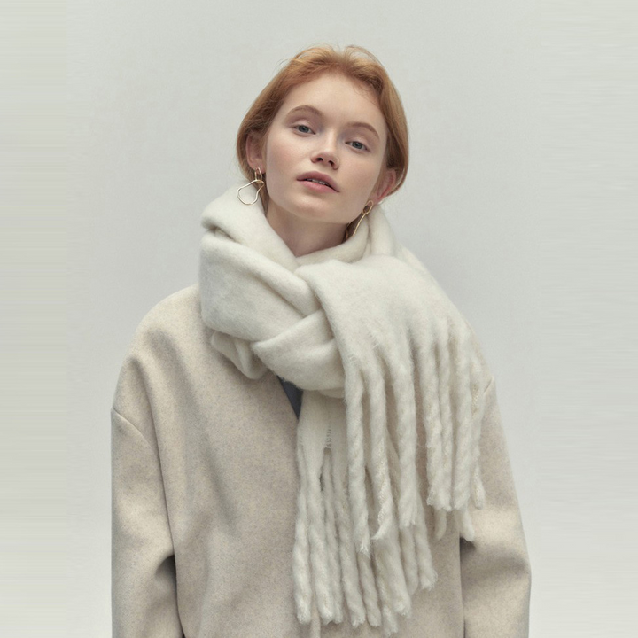 Women's Wool Scarf Elegant for Style-Conscious