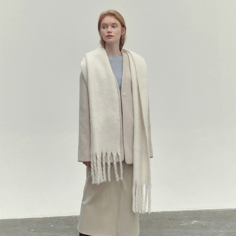 Women's Wool Scarf Elegant for Style-Conscious