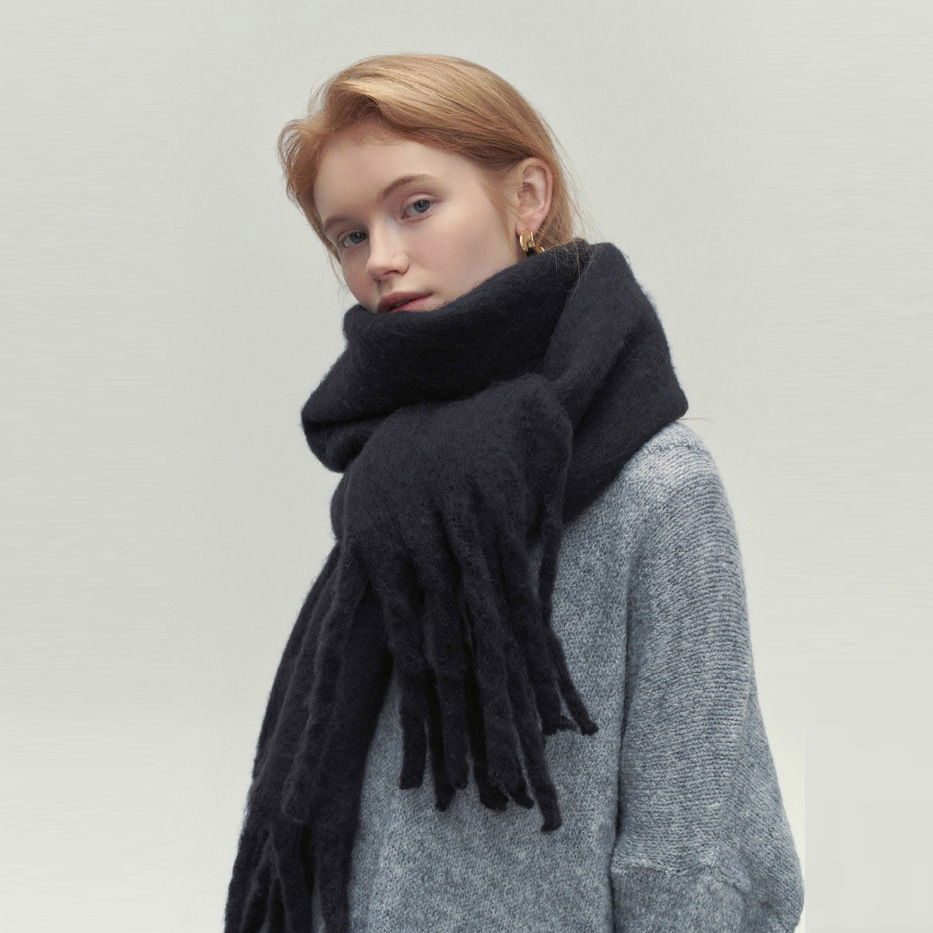 Women's Wool Scarf Elegant for Style-Conscious