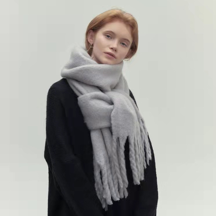 Women's Wool Scarf Elegant for Style-Conscious