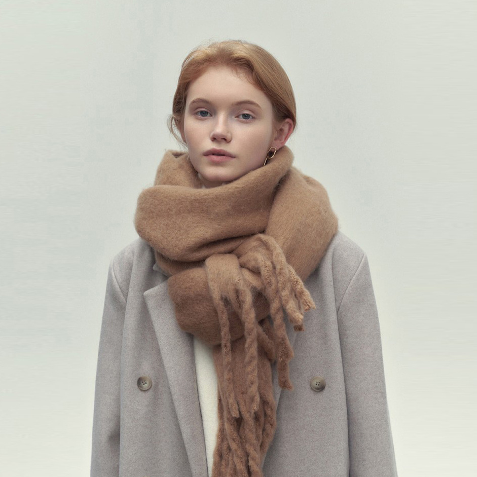 Women's Wool Scarf Elegant for Style-Conscious