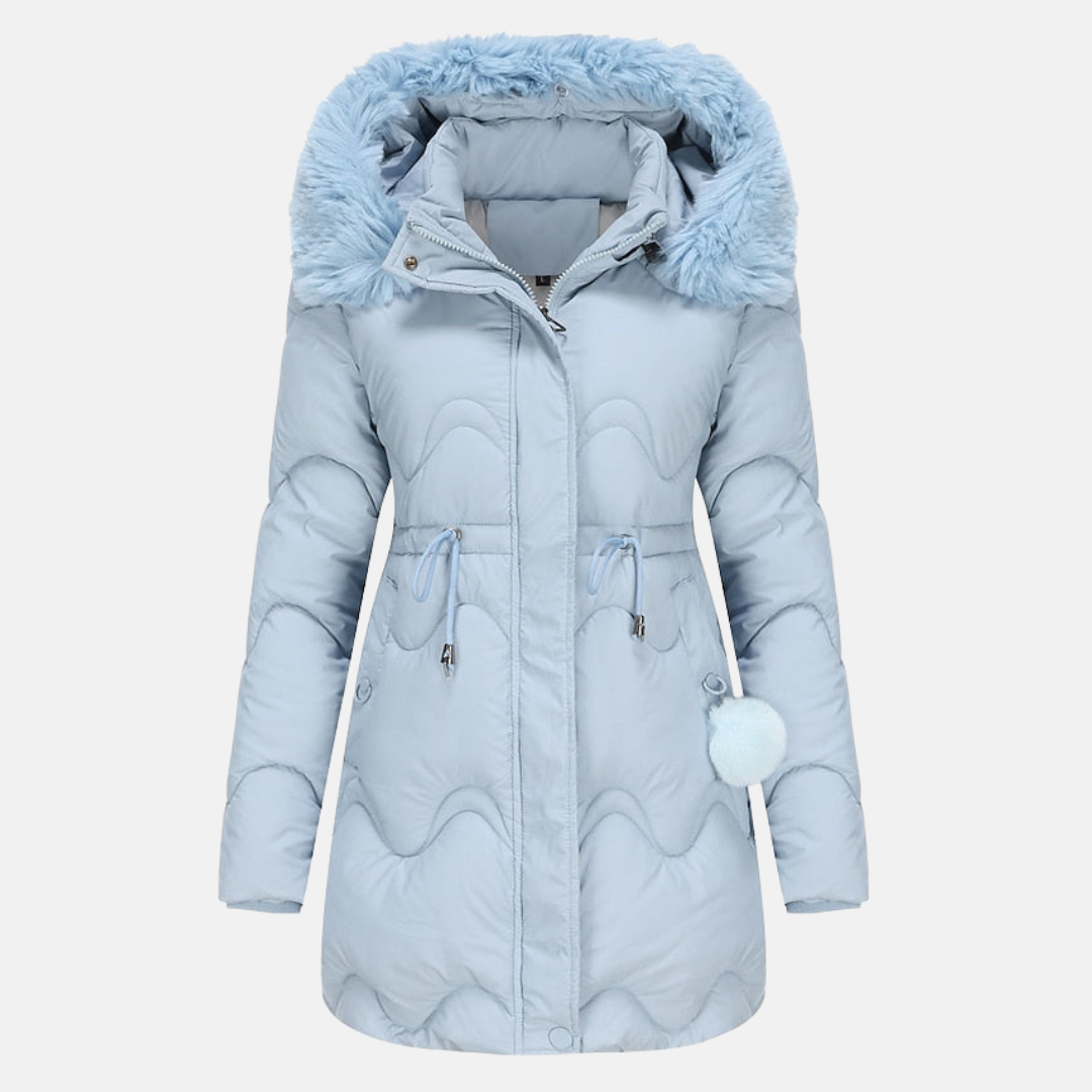 Women's snow jacket with high-quality insulation and figure-hugging fit