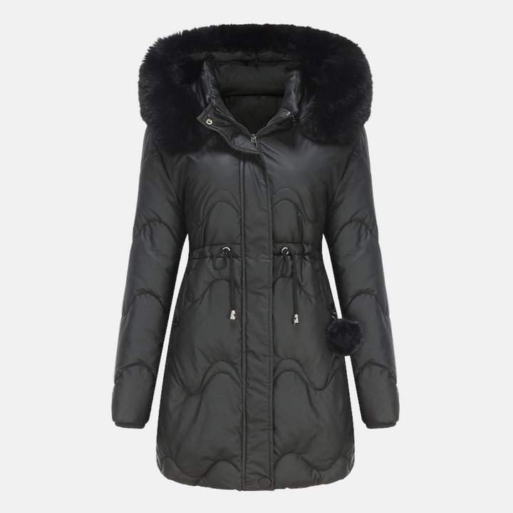 Women's snow jacket with high-quality insulation and figure-hugging fit