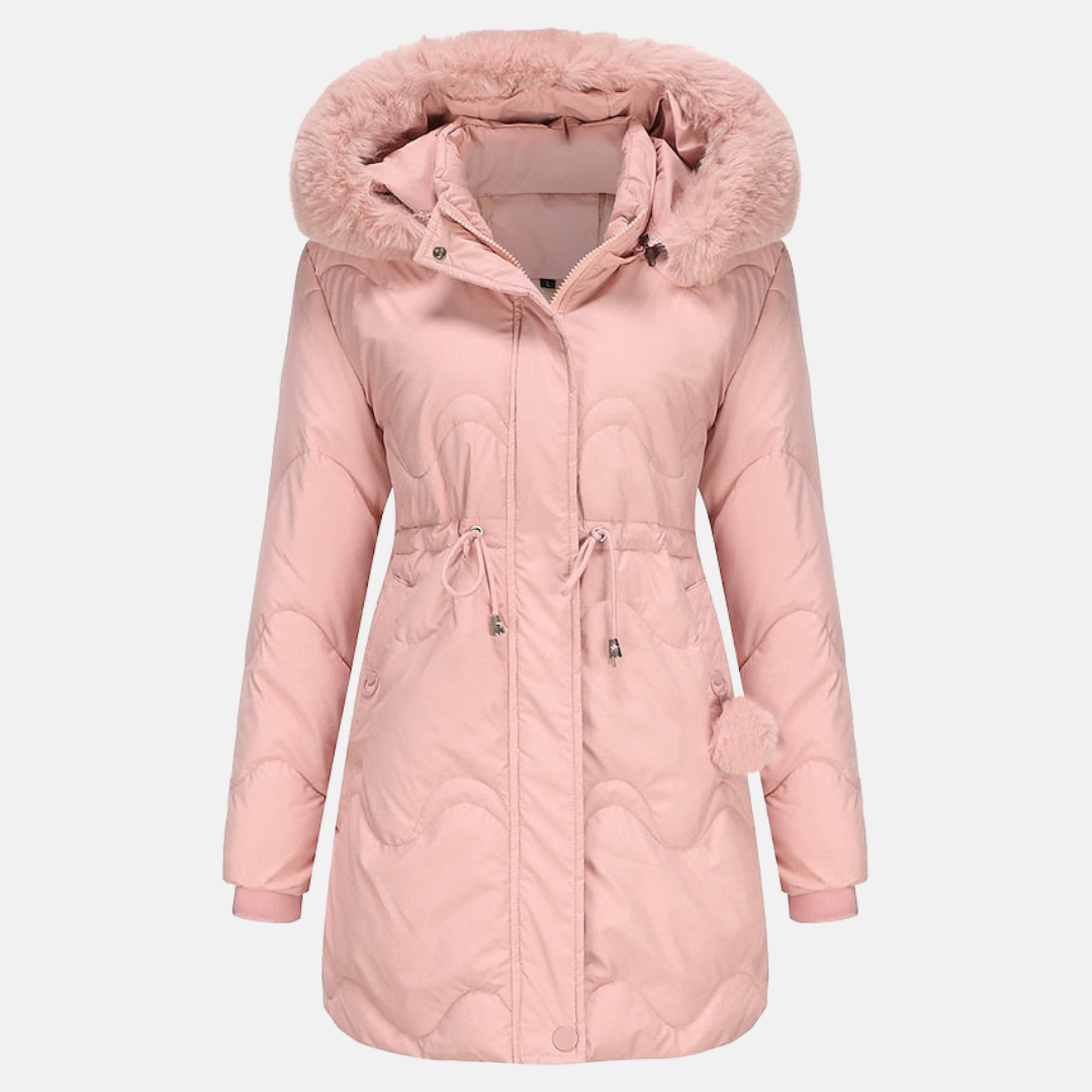 Women's snow jacket with high-quality insulation and figure-hugging fit